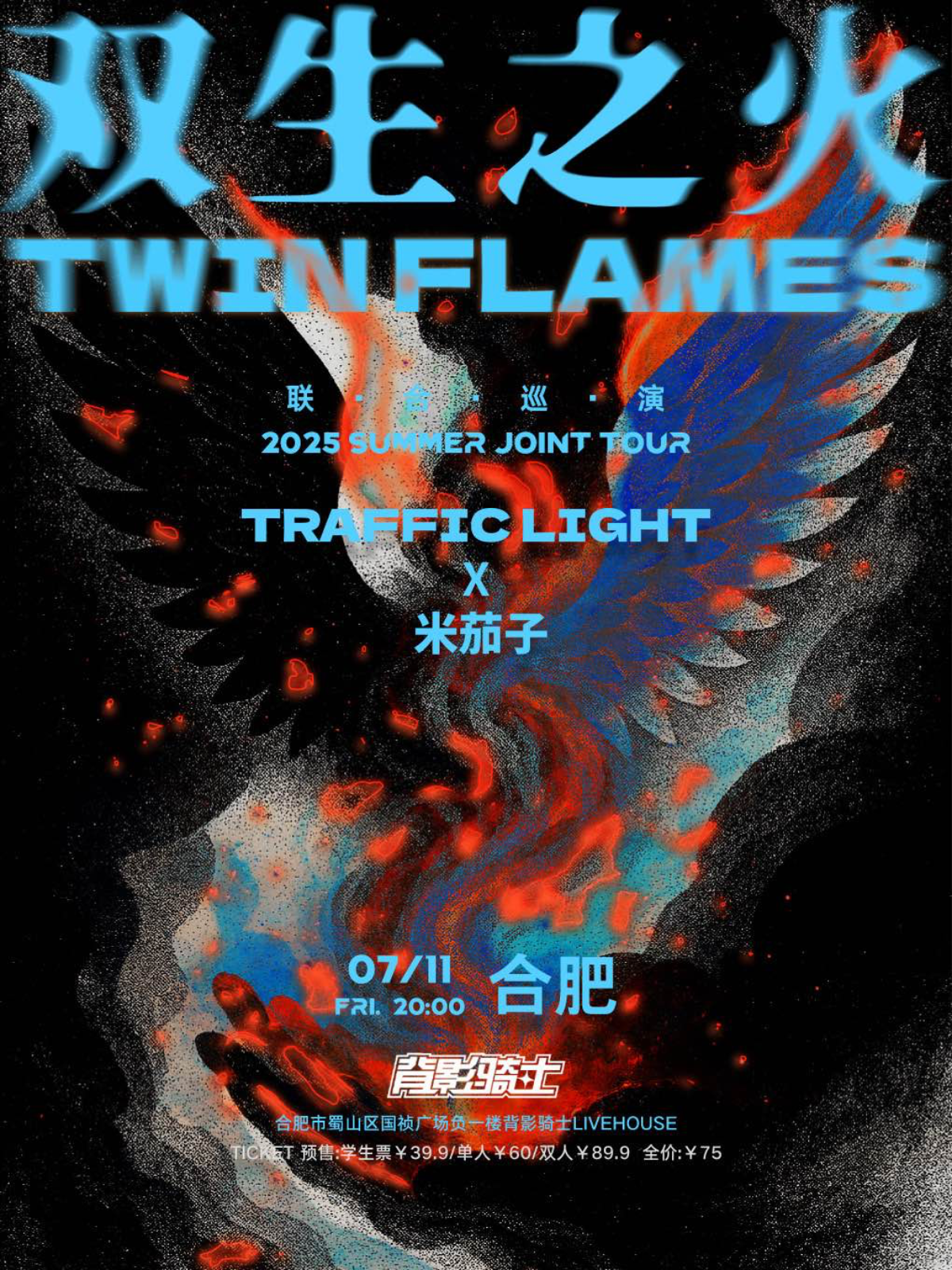 【合肥站】双生之火·Traffic Light乐队X米茄子乐队联合巡演合肥站