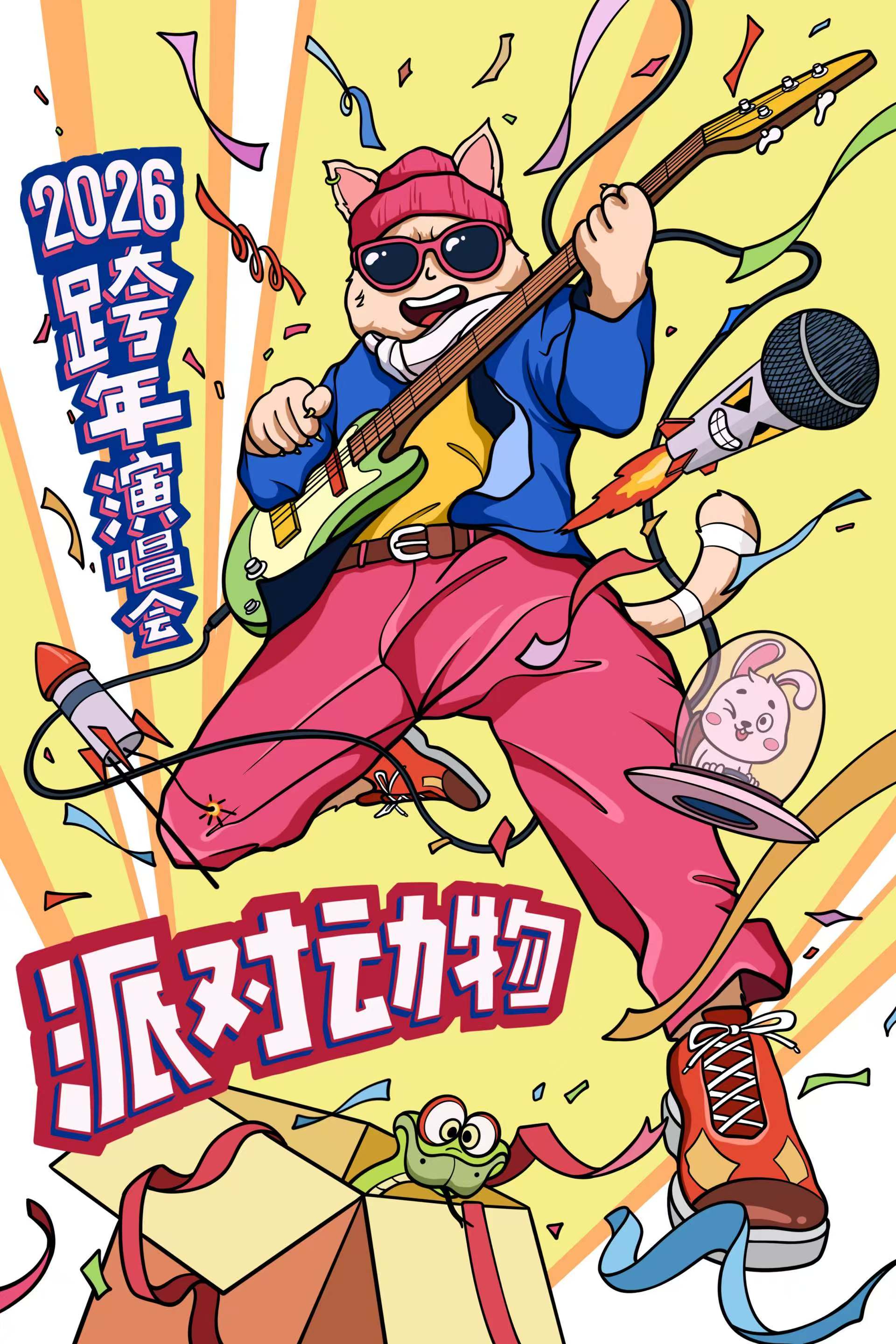 【上海站】2026跨年狂欢&倒计时【派对动物】演唱会，地表最high，你你你你要跳舞吗！（上海站）