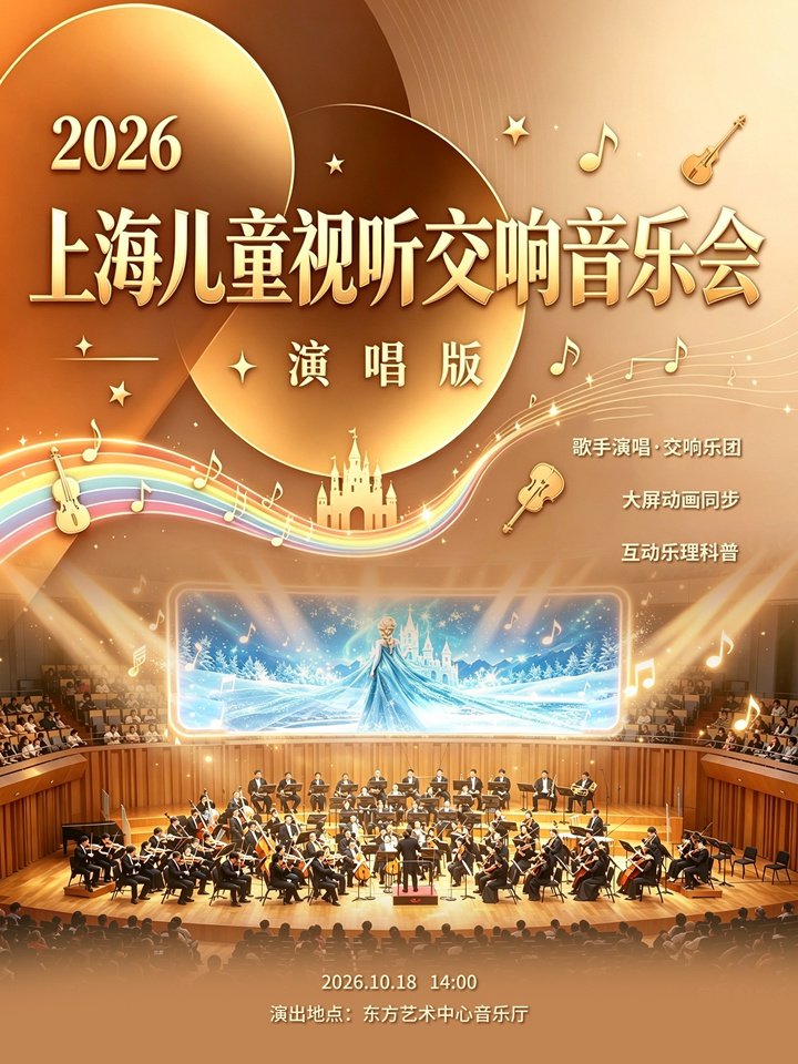 2026上海儿童视听交响音乐会—演唱版海报