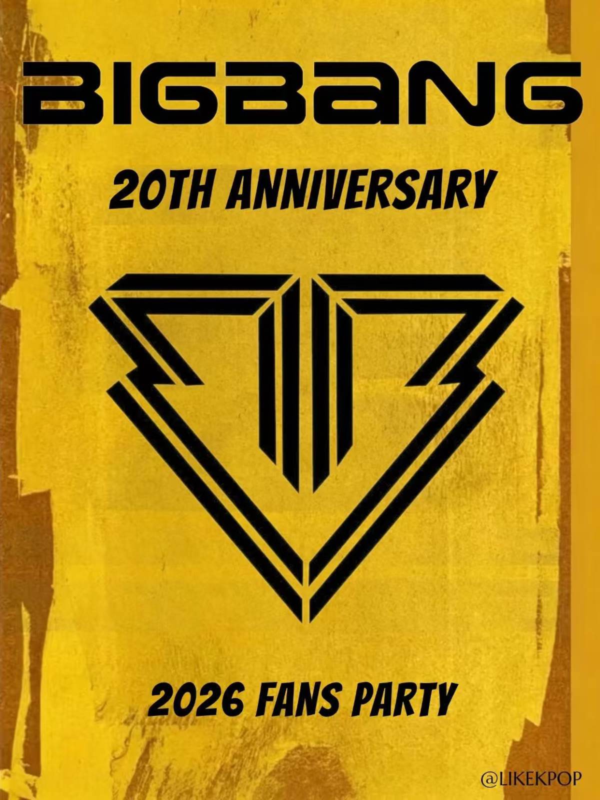 【南京】LikeKpop南京站【BIGBANG二十周年专场】室内Kpop音乐