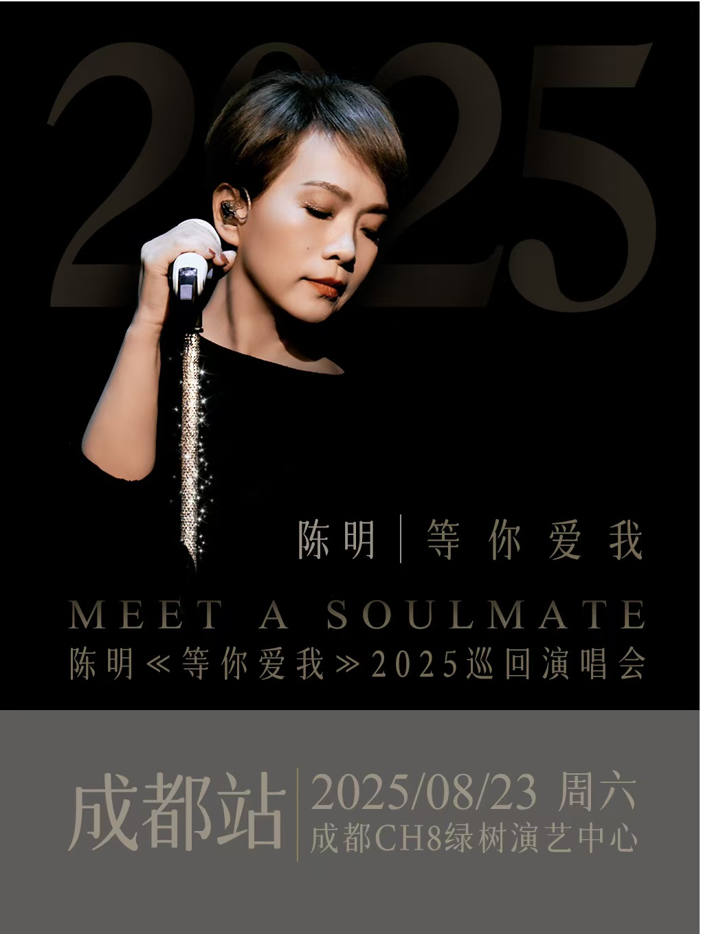 【成都站】陈明《等你爱我》2025巡回演唱会