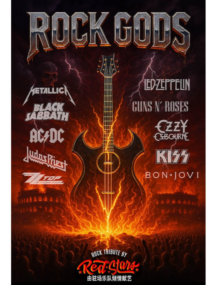 【上海站】摇滚众神驾临珍珠！ROCK GODS ARE COMING TO THE PEARL!