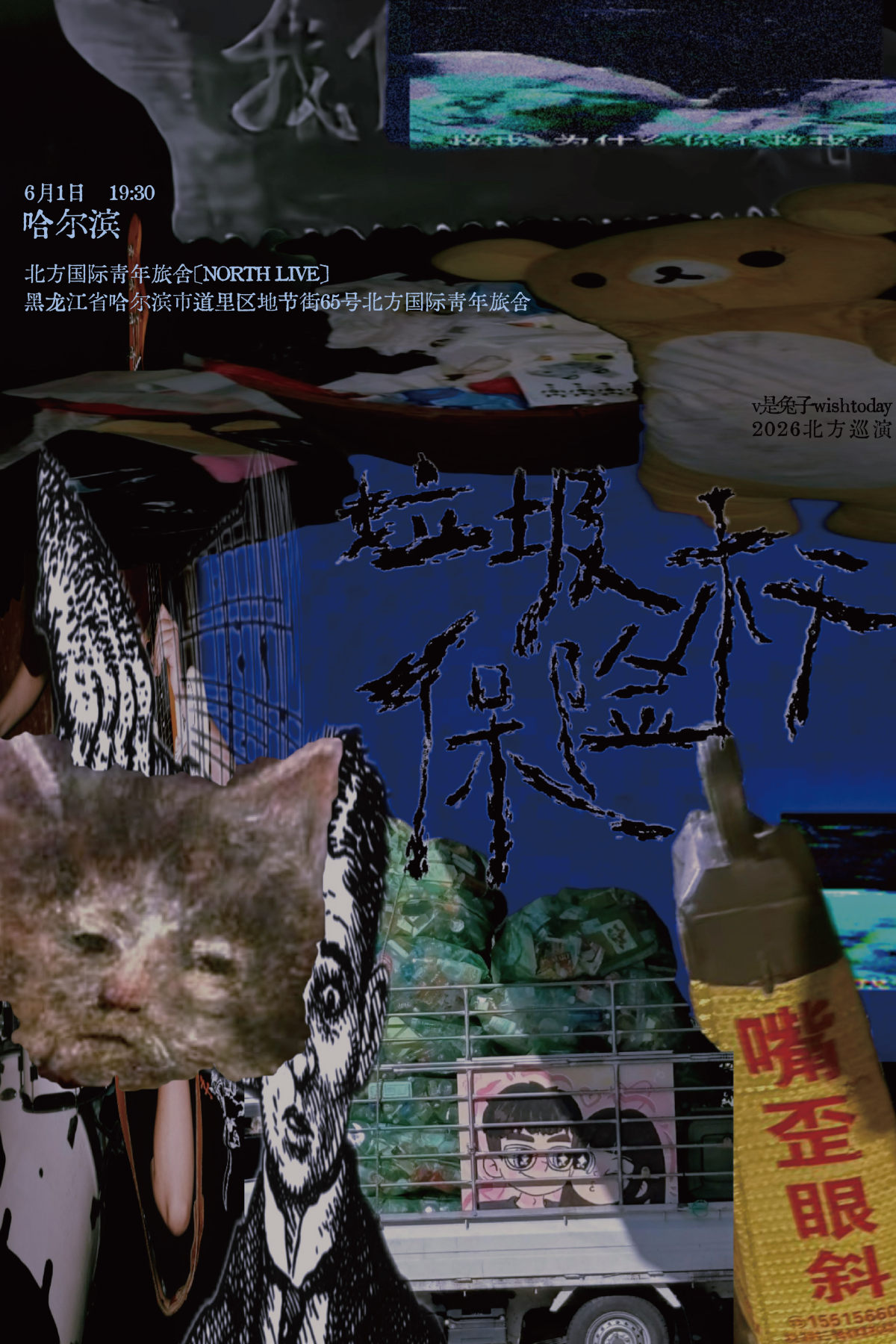 【哈尔滨】【DoMore Present】v是兔子「垃圾保险杆」 2026北方巡演 哈尔滨站