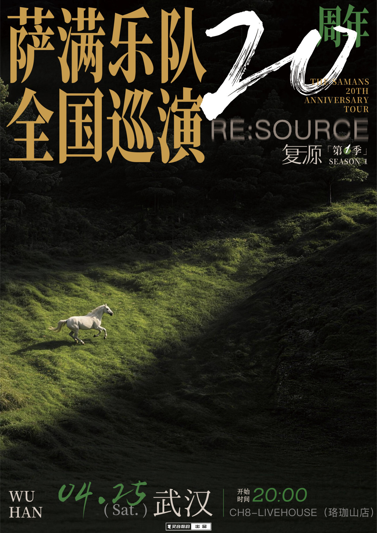 【武汉】萨满乐队20周年巡演武汉站