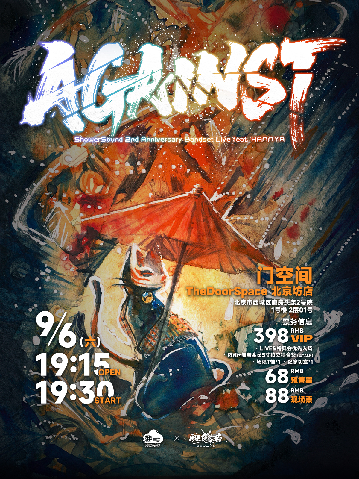 【北京站】「AGAINST」阵雨电台2周年bandset专场（feat.般若乐队）